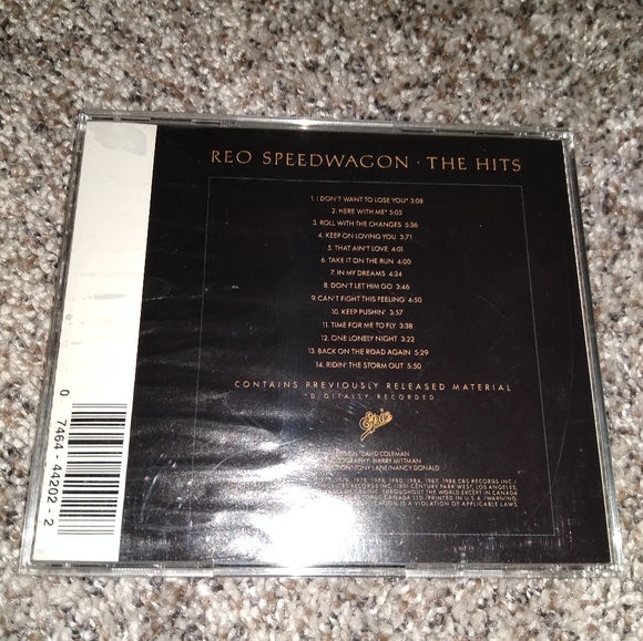 REO Speedwagon Greatest Hits CD - Picture 2 of 3